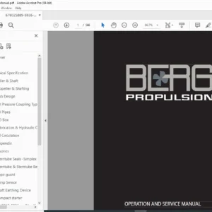 Berg Propulsion BCP 1230 & HDX 6000 Service Manual - PDF