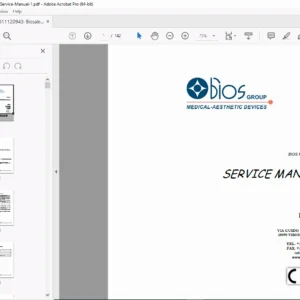 BiosAlex Plus YAG Service Manual - Alexandrite Nd:YAG Laser Repair Guide PDF