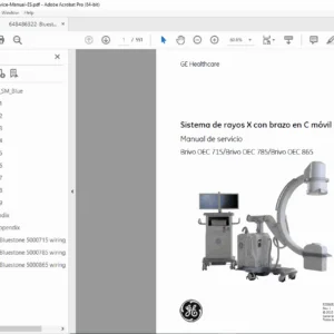 Bluestone Brivo OEC 715/785/865 Sistema de Rayos X — Manual de Servicio ES PDF