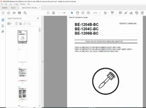 Brother BE-1204B-BC, BE-1204C-BC & BE-1206B-BC Service Manual PDF