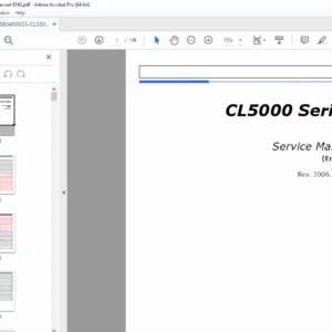 CAS CL5000 Series Service Manual (English) – Calibration, Parts & Schematics PDF