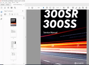 CFMOTO 300SR & 300SS Factory Service Manual (2023 Edition) PDF