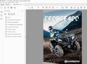 CFMOTO CFORCE 400 (CF400AU/CF400AU-L) Service Manual PDF Download