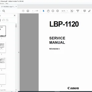 Canon LBP1120 Service Manual - PDF DOWNLAOD