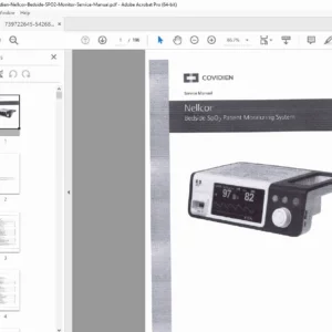 Covidien Nellcor Bedside SpO2 Monitor Service Manual PDF