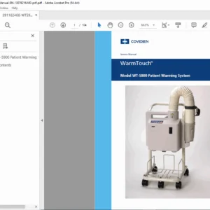 Covidien WarmTouch WT-5900 Patient Warming System Service Manual PDF