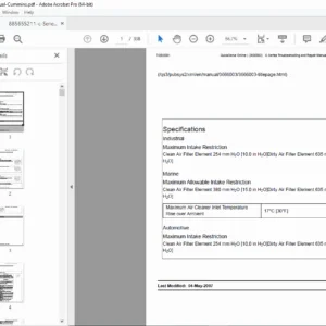 Cummins C Series Diesel Engine Troubleshooting & Repair Manual  PDF