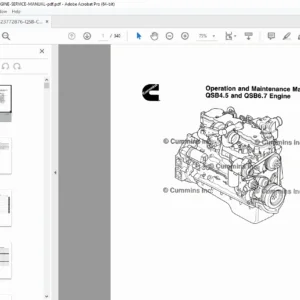 Cummins QSB4.5 & QSB6.7 Operation & Maintenance Manual (PDF)