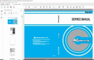 Daelim VJ125 (Roadwin 125) Service Repair Manual SM48-0401-01E PDF