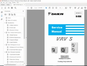 Daikin VRV RXQ/RXMQ Service Manual - PDF Download