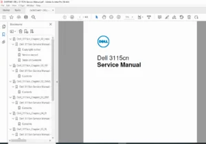 Dell 3115cn Service Manual – Diagnostics, Repair & Wiring Diagrams (PDF)