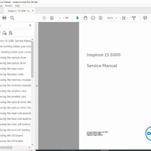 Dell Inspiron 15 5567 Laptop Service Manual PDF