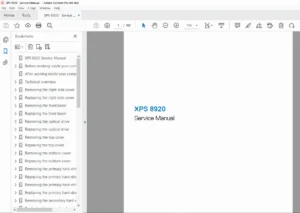 Dell XPS 8920 Desktop Service Manual Repair Guide D24M PDF