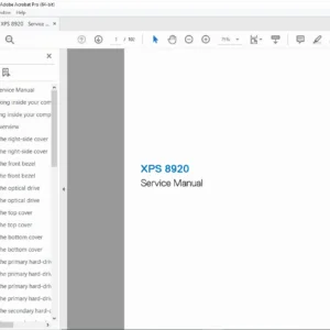 Dell XPS 8920 Desktop Service Manual Repair Guide D24M PDF