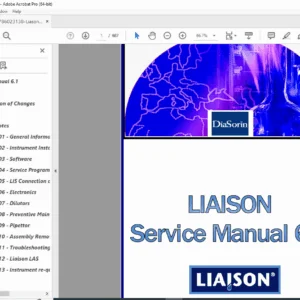 DiaSorin LIAISON Service Manual – PDF DOWNLOAD