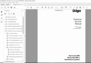 Drager Narkomed MRI MRI-2 Anesthesia System Service Manual PDF