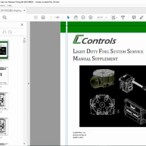 EControls Ford Engine Fuel System Service Manual PDF