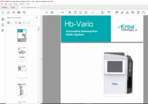 Erba Hb-Vario Service Manual PDF DOWNLOAD