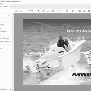 Evinrude E-TEC 2011 Product Service Manual BRP Johnson Outboard Guide PDF
