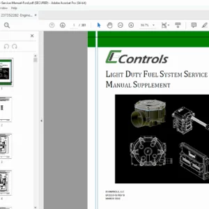Ford EControls Engine Service Manual - PDF DOWNLOAD