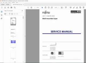 Fujitsu Wall-Mounted AC Service Manual (ASYG KMCF / AOYG KMCC) PDF