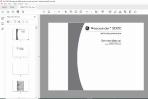 GE Responder 2000 Defibrillator Service Manual PDF (Rev C)