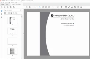 GE Responder 2000 Service Manual Defibrillator Repair Guide PDF Download