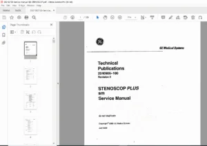 GE Stenoscop Plus Service Manual PDF (Rev 2)