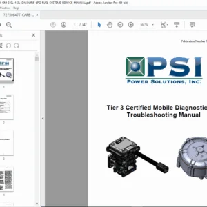 GM 3.0L 4.3L PSI Tier 3 Service Manual - Gasoline LPG Fuel Systems PDF