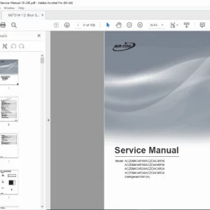GREE Blue Series 18K & 24K AC Service Manual – PDF Download