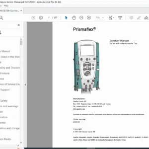 Gambro Prismaflex Dialysis Service Manual PDF – Repair & Calibration Guide