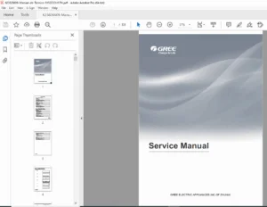 Gree Split AC Service Manual PDF (Wiring, Error Codes, Parts) PDF