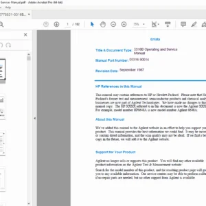 HP 5316B Universal Counter Operating and Service Manual PDF (05316-90014)