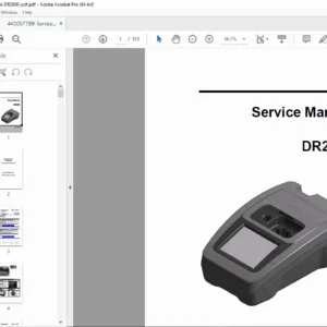 Hach Lange DR2800 Spectrophotometer Service Manual PDF