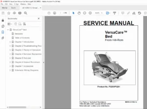 Hill-Rom VersaCare Bed Service Manual PDF DOWNLOAD