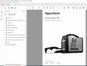 Hypertherm Powermax30 XP Plasma Cutter Service Manual (808150) – PDF