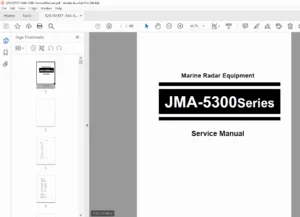 JRC JMA-5300 Marine Radar Service Manual – PDF Download