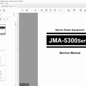 JRC JMA-5300 Marine Radar Service Manual – PDF Download