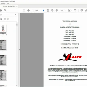Jabiru Aircraft Technical Manual JTM001-12 - PDF DOWNLOAD