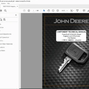 John Deere Service Manual Appendix I PDF Technical Reference Guide Download