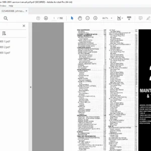 Johnson Evinrude Outboard Service Manual 1990–2001 PDF