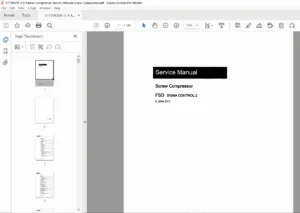 Kaeser FSD Sigma Control 2 Service Manual PDF