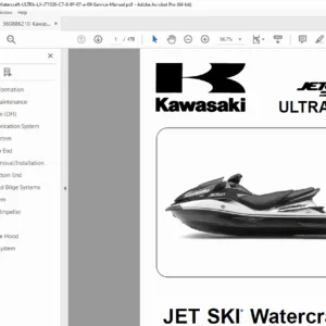 Kawasaki Jet Ski Ultra LX JT1500 (2007–2009) Service Manual PDF