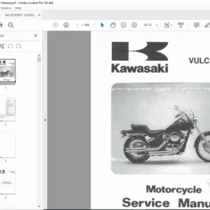 Kawasaki VN800 Vulcan Service Manual (1995-2004) PDF