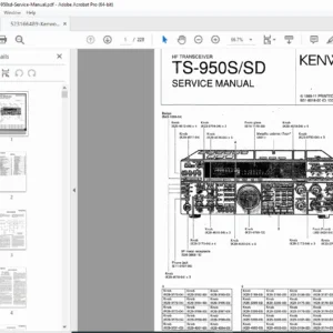 Kenwood TS-950S TS-950SD Service Repair Manual & Schematics PDF
