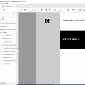 Kodak DryView 8150 Laser Imager Service Manual PDF (Rev B)