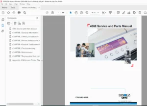 Konica Minolta QMS 4060 Service & Parts Manual PDF