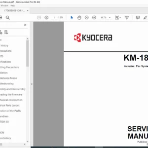 Kyocera KM-1820 Service Manual (Fax System K) – PDF Download