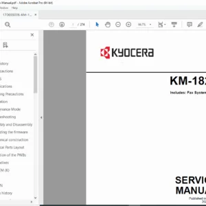 Kyocera KM-1820 Service Manual PDF DOWNLOAD