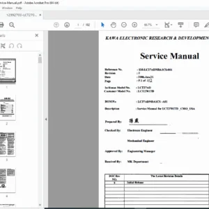 LCT2701TD Service Manual - Complete Repair Guide PDF DOWNLOAD